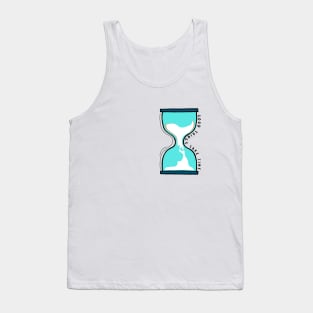 'Good Things Take Time' Quote Decorative Typography Tank Top
